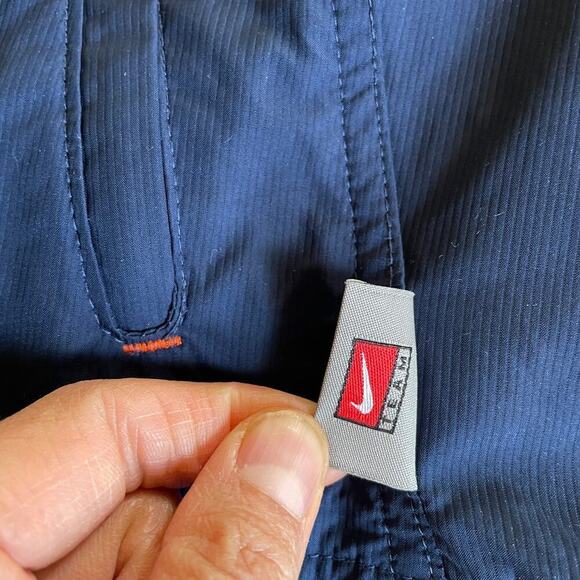 Vintage Illinois Fighting Illini Nike Fit Storm Windbreaker Jacket Large 90s - Picture 6 of 15